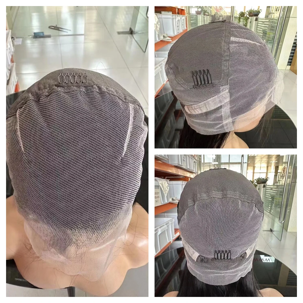 Real Full Lace Wig Straight Human Hair Wigs Black Women Natural Brazilian HD Transparent Lace Frontal Wig Pre Plucked Remy