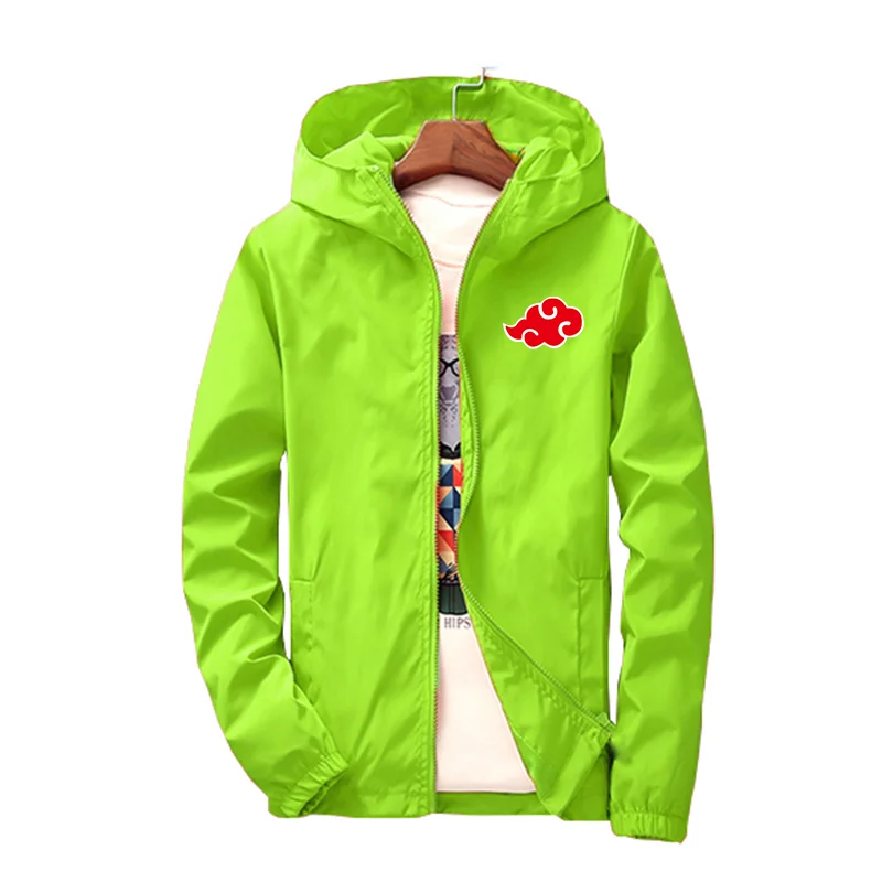 2024 new spring and autumn men's light jacket large size coat casual youth students sunscreen waterproof hooded windbreaker