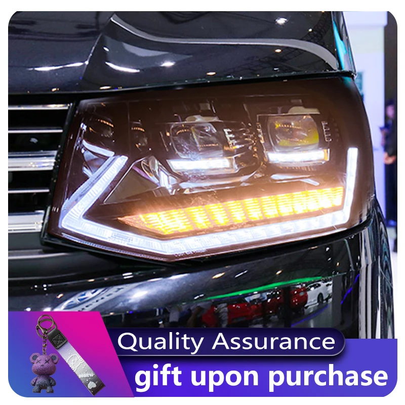 Car Styling Head Lamp Per Vw Caravelle T5 Fari Led Headlight Drl Lens Double Beam Bi-Xenon Hid Accessori