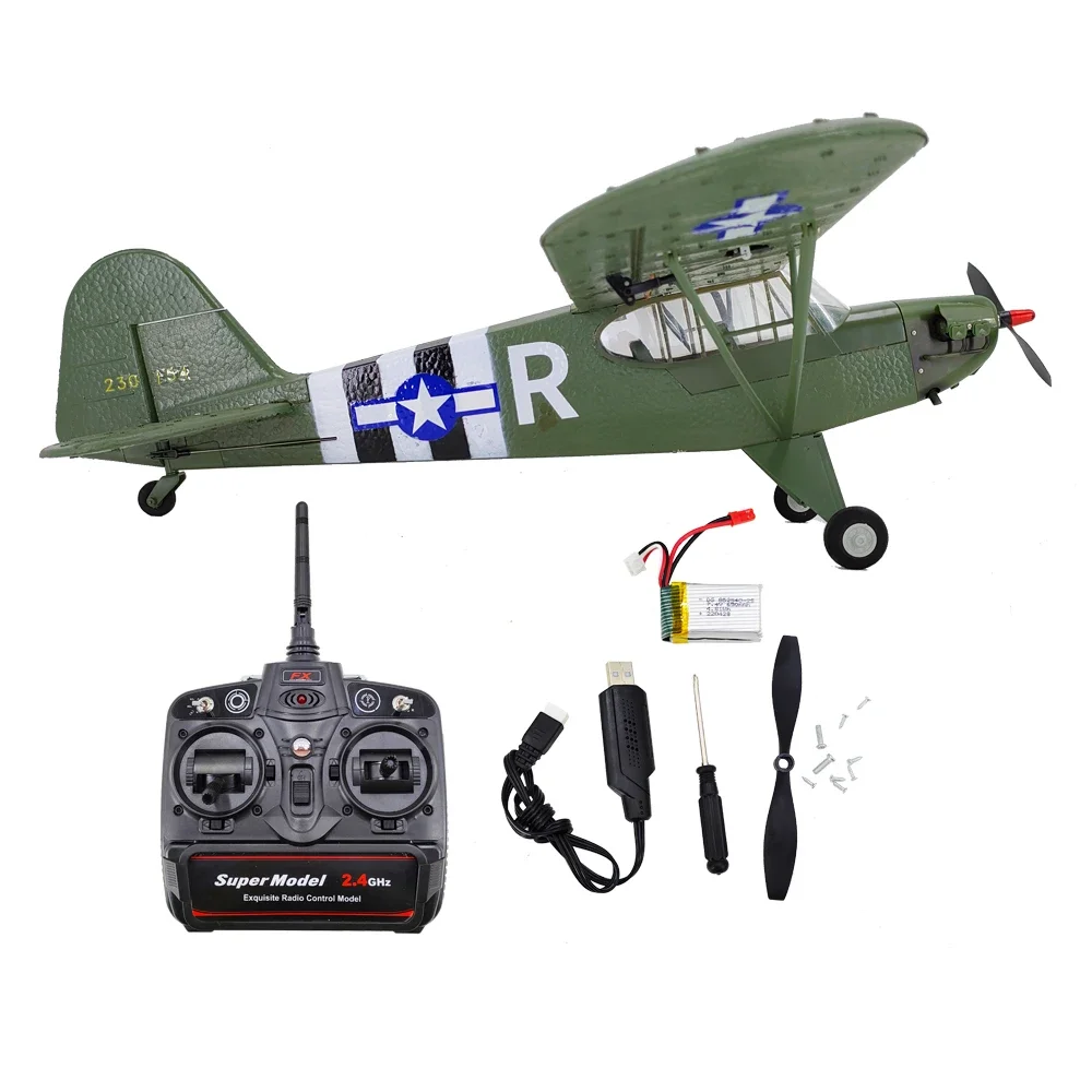 COOLBANK 1:16 J-3 CUB RC Plane RTF 2.4Ghz 4Channel Remote