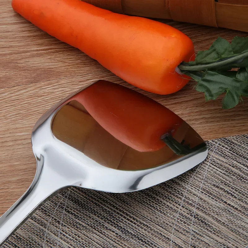 Kitchen Utensils Stainless Steel Spatula Soup Spoon Shovel Thickened Anti-scalding Rice Spoon Frying Shovel Utensils Kitchen