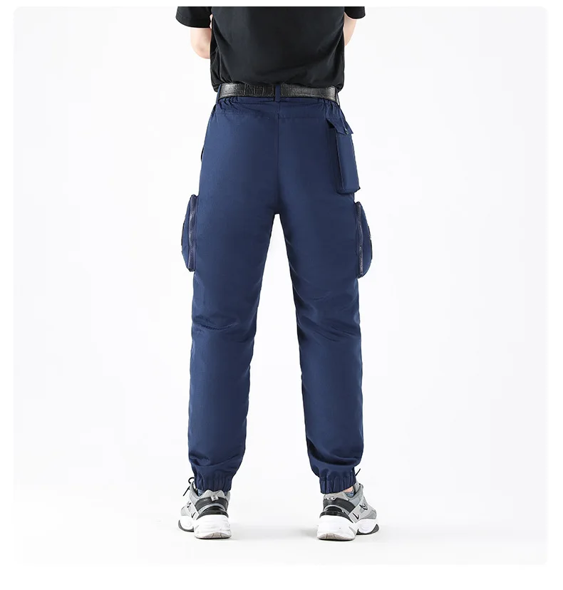 Men Cooling Work Pants with Fan - Outdoor Construction Air Conditioner Trousers USB Rechargeable for Summer Labor Protection