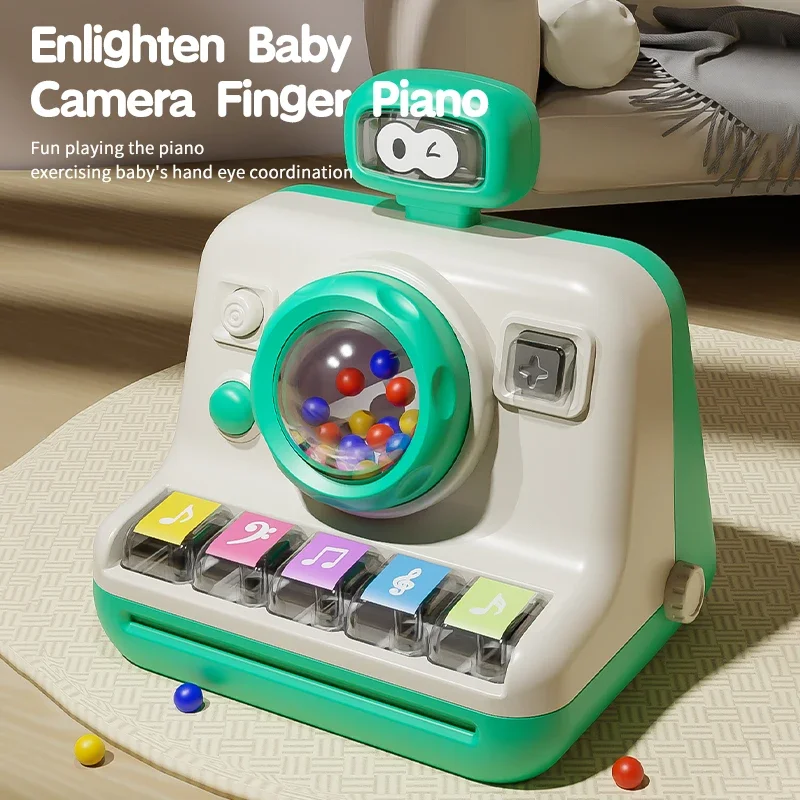 Musical Instruments Piano With Music Light Multifunction MusicEarly Educational Kids Baby Mini Cute Analog Photography Toys Gift 2