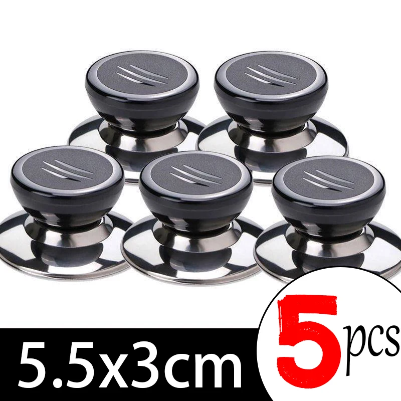 Universal Heat-Resistant Wooden Knob Caps