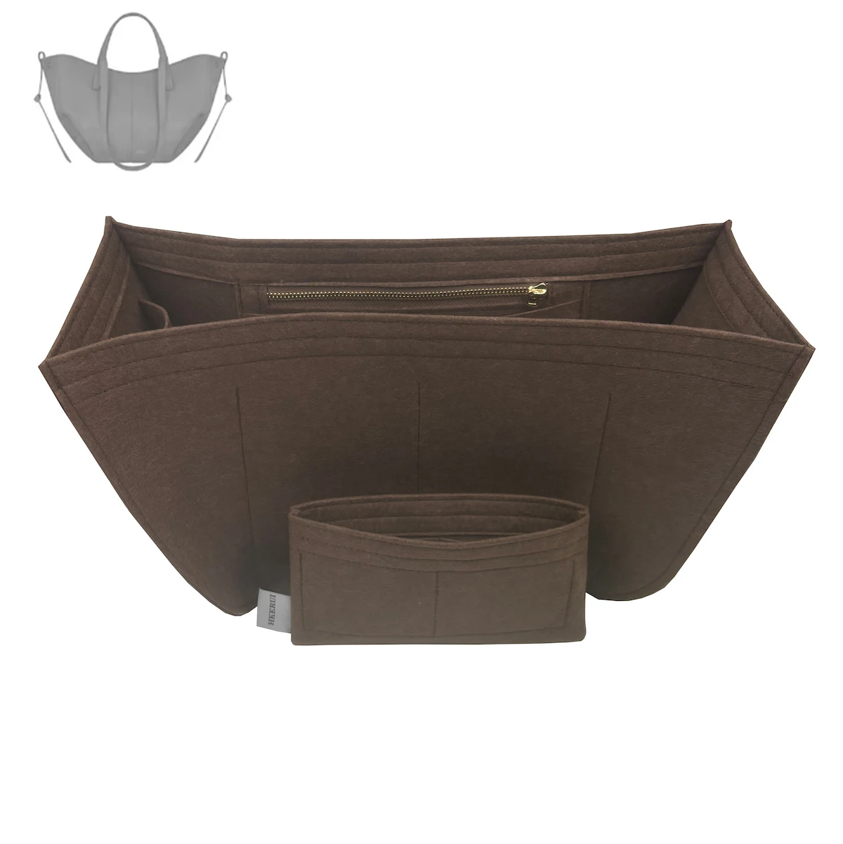 Premium Felt (Handmade)For Cyme And Cyme Mini tote insert Storage Pouch Bag Organizer Insert Organization Keep Shaper