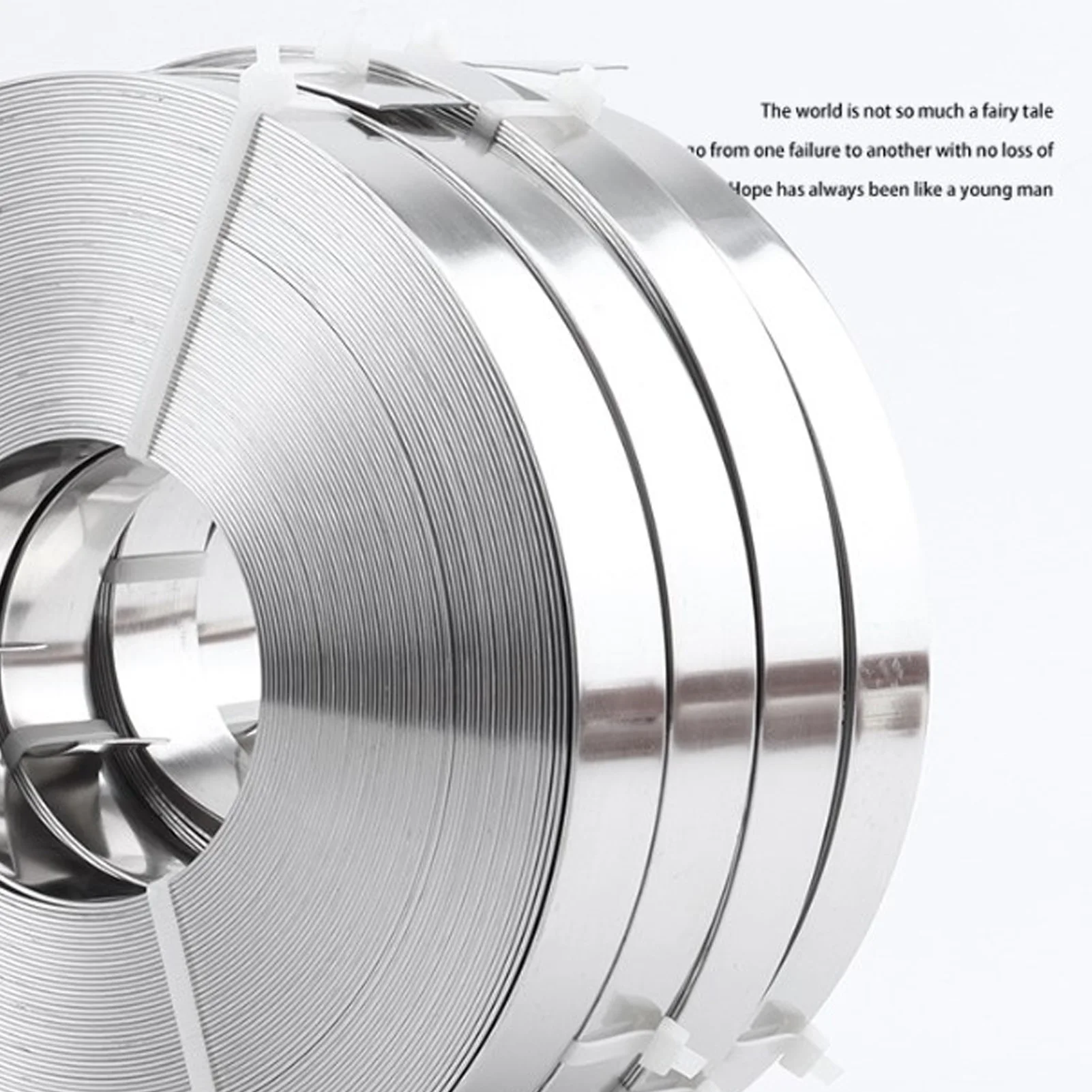 Metal Banding Strap Stainless Steel Strapping Tape 1/2in Width 0.02in Thickness 100ft Length 304 Stainless Steel Banding Strap