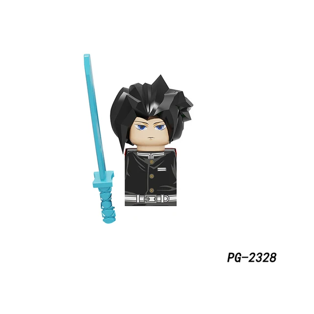 Demon Slayer WM6116 Mini Assemble Dolls Action Toy Figures Tanjirou Nezuko Inosuke Giyuu Kyoujurou Building Blocks WM2176 PG2327 PG2328 Giyuu