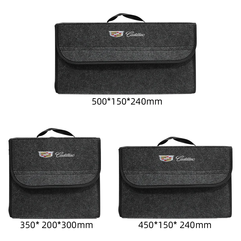 자동차 트렁크 보관함 주최자 캐딜락 로고 용 접이식 보관 정리 용기 가방 CT4 CT5 XT5 XT6 XTS ATS-L 액세서리