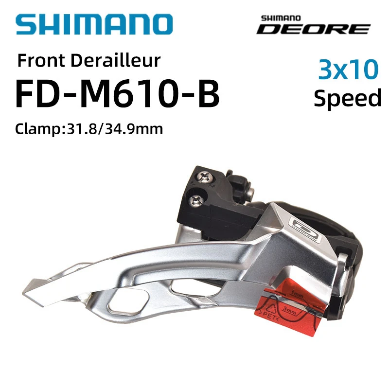 Front Derailleur Shimano Deore M610 Rear Derailleur New Shimano