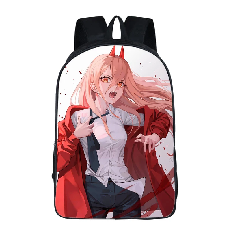 

Trendy Popular Anime Chainsaw Notebook Backpacks pupil School Bags 3D Print Oxford Waterproof Boys/Girls Laptop Backpacks