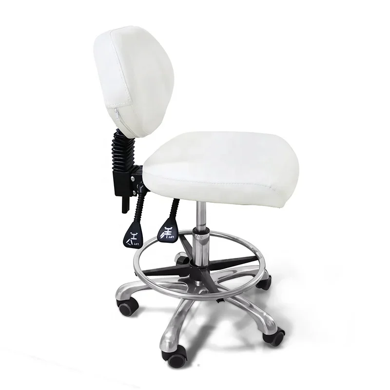 Salon Furniture Stool Chair with Wheels Beauty Salon Medical Pedicures Stool Nail Dental Clinic Hospital Stools