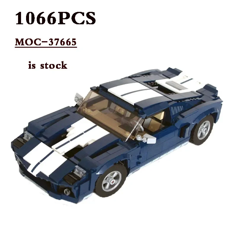 

Classic Racing GT04 MOC-37665 MOC-43043 Sports Car Model-10265 Alternative Design DIY Model Building Blocks Toy Birthday Gift