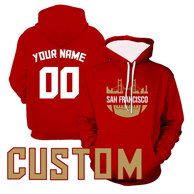 Sudaderas con capucha personalizadas para fanáticos del americano, de Rugby para hombres/mujeres/niñas/niños/jóvenes, ropa deportiva de talla grande sudadera estilo Hip Hop| | - AliExpress