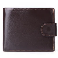 2024 New Vintage Business Men's Wallets Cow Genuine Leather Short Wallet Men Quality Male Cash Purses Clutch Boy Casual Wallets 1