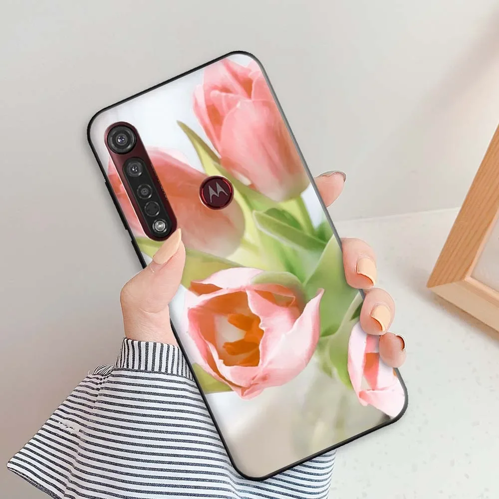 Sleek Matte Silicone Protective Case - Fashion TPU Back Cover for Motorola Moto G8 Plus, G8 Play & G8 Power