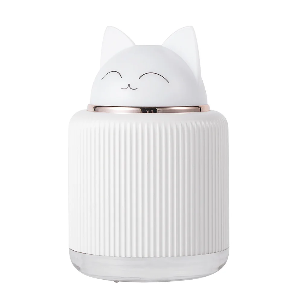 미니 가정용 LED 야간 램프, 공기 가습기, 창의력 음소거 디퓨저, 300ml 용량, 1 개, 2 개, 3 개