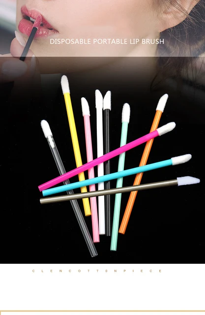 Amazon Pinceles Desechables Para Labios 50 Varitas Aplicadoras De