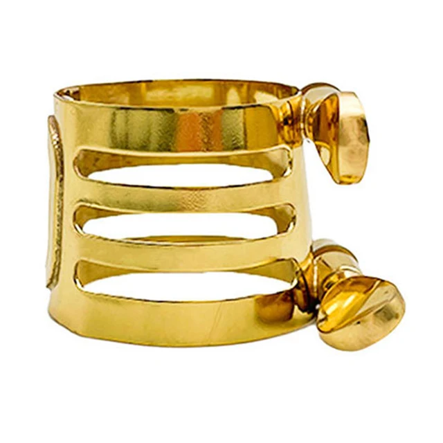 Clip Per Bocchino Sassofono - Legatura Per Sax Tenore E Alto, Metallica