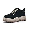 Frosted Leather New Men's Shoes Thick-soled Comfortable Student Sports Shoes Lace-up Sneakers Fashion Short Boots Luxury Shoes 5