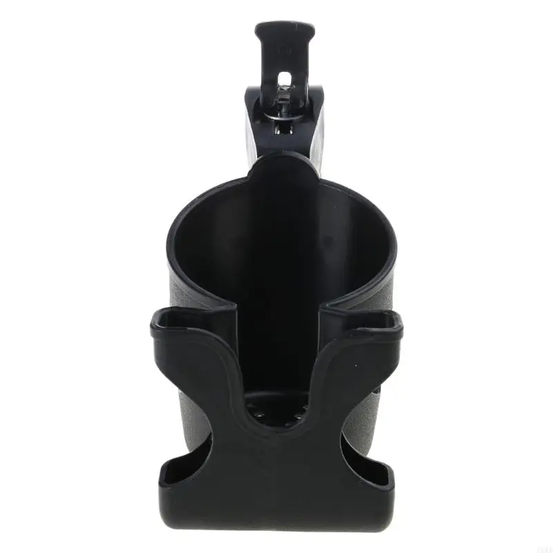 J6BE Stroller Cup with Smartphone Mount Elegant Designings Pushchair Drink Stand