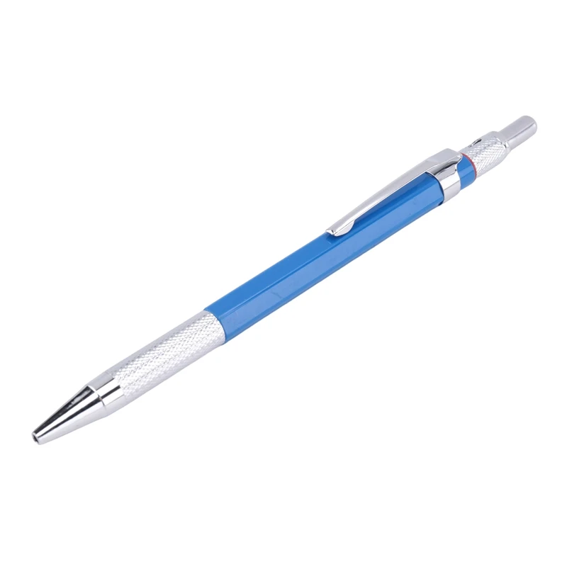 Promotion! 8 Pieces Carpenter Scriber Marking Kit Includes 4 Mechanical Carpenter Pencils,Metal Carbide Scriber For Glass, Ceram