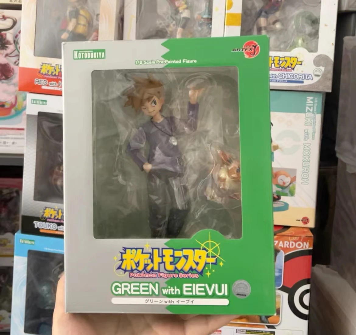 In Stock Original Kotobukiya Pokemon Figure Series GREEN with