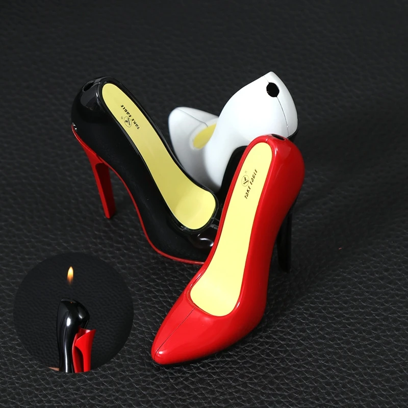 Lighters and Smoking Accessories,Creative High Heel Cigarette Lighters,Creative Gifts