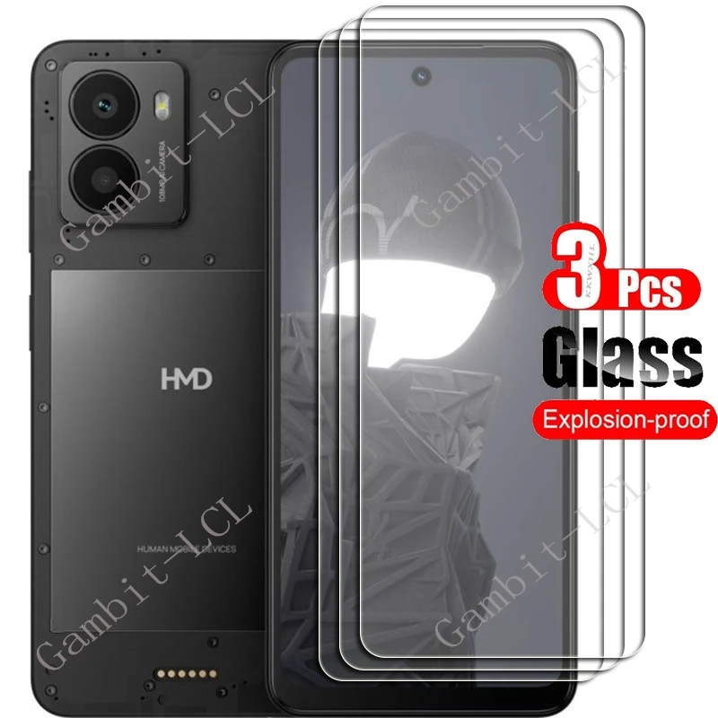 3-Pack HD Tempered Glass Screen Protector for HMD Fusion - Enhanced Protection Film