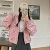 Hot Sale Of The Season Autumn New Pink Leopard Print Hooded Open Cardigan Sweatshirt Short Women's Jacket Outerwear Trendy Korea