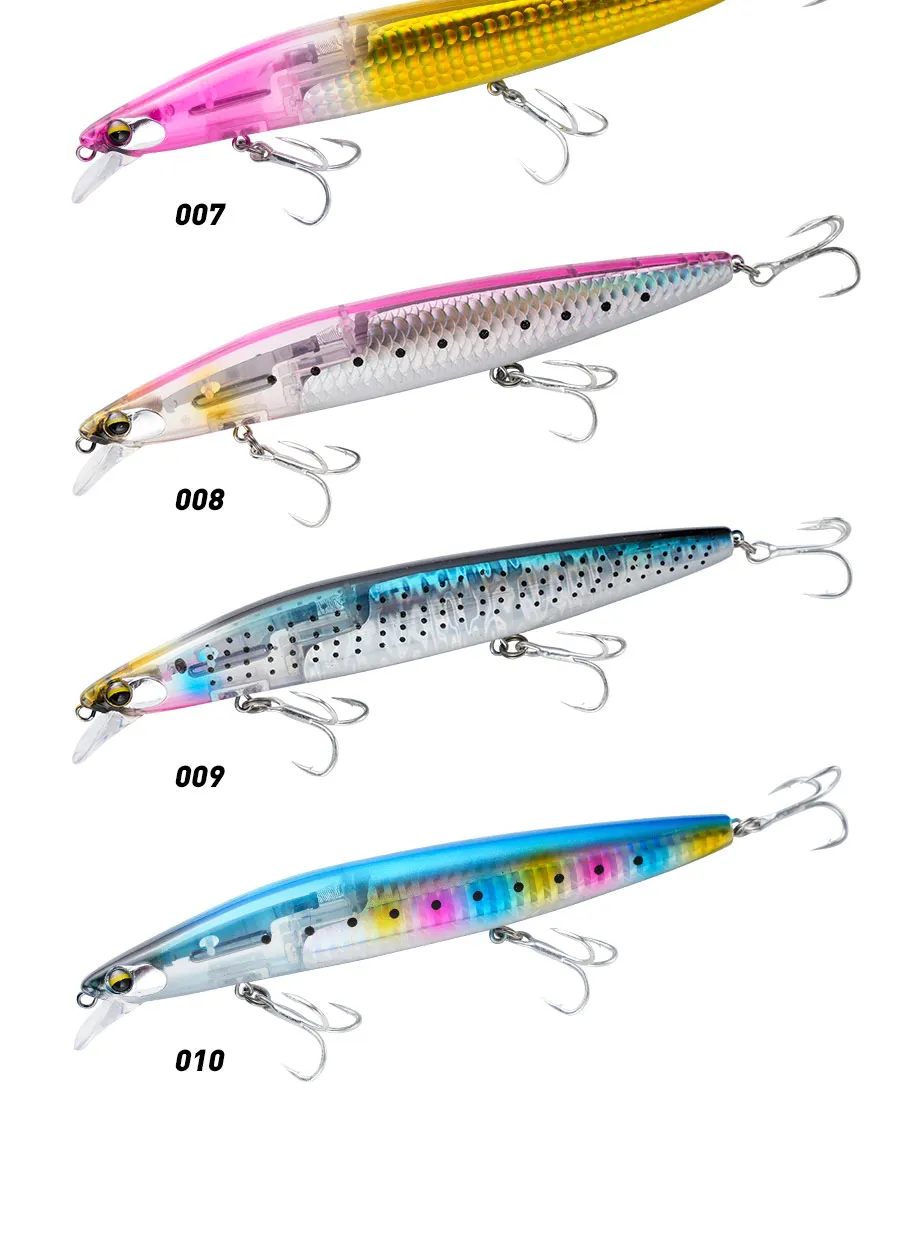 Hochwertiger Schwimmender Minnow-Angelköder mit Flash-Blade, 14,5 cm, 27 g, für Seebarsch – ideal zum Weitwurf – Detail 5