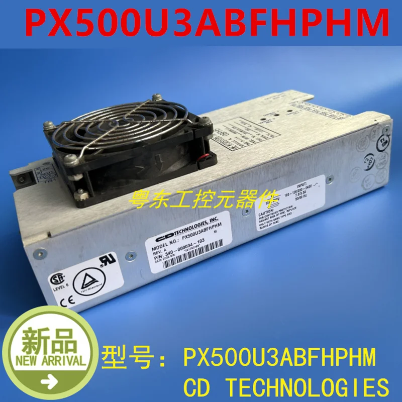 

Original Almost New Unused Power Supply For CD TECHNOLOGIES Power Supply PX500U3ABFHPHM