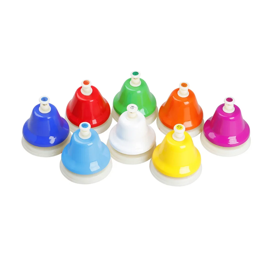 Children's Percussion Instrument Eight-tone Class Bell Sense Bell Instrument SY-67 Orff Musical 8-tone Ring