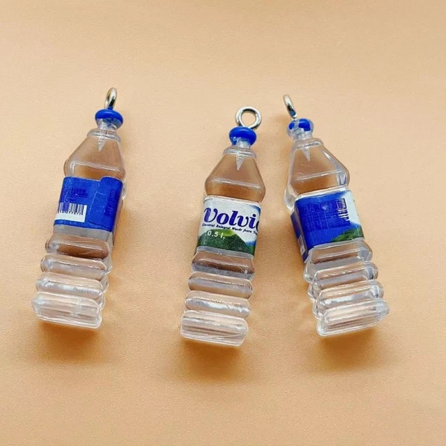 10pcs Simulation Water Bottle Charms Resin Earring Findings 3D