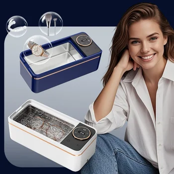 Ultrasonic 55KHZ Cleaning Machine Soundwave Technology for Glasses Dentures Jewelry And Makeup Brushes - Deep Cleaning Appliance 1