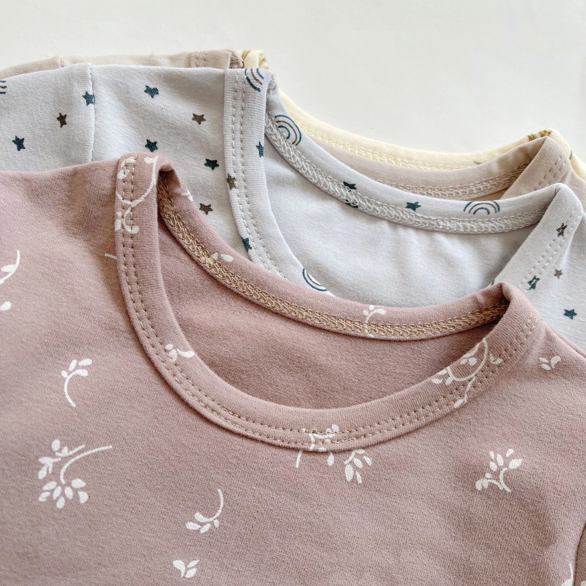Children Pajamas Spring Kids Pajamas Children Sleepwear Long Sleeve Casual Solid Cotton Nightwear