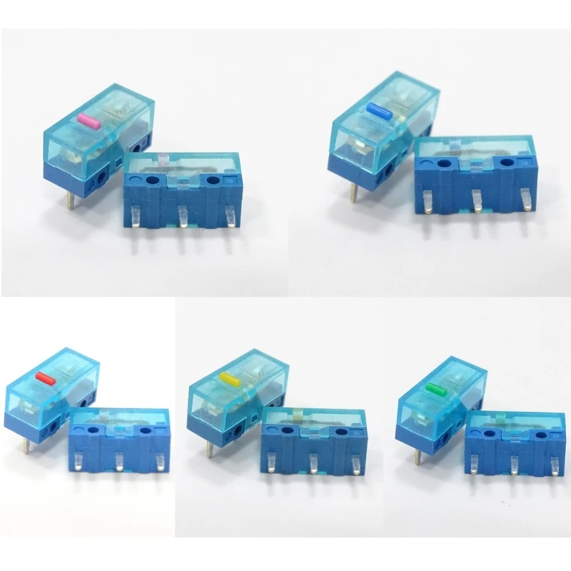 

2024 New 4Pcs HUANO Micro Blue 0.74N Microswitch Switches for Gaming Mouse