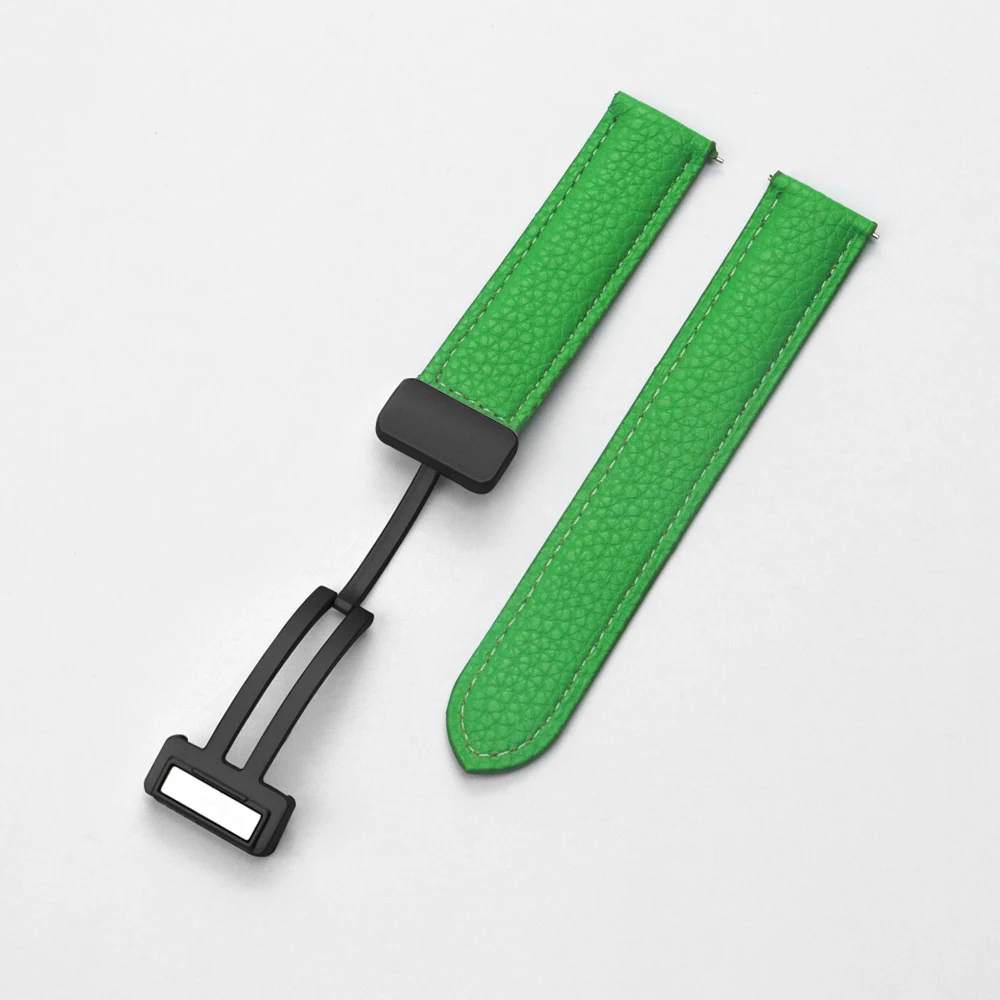 Premium Leather Strap with Magnetic Buckle