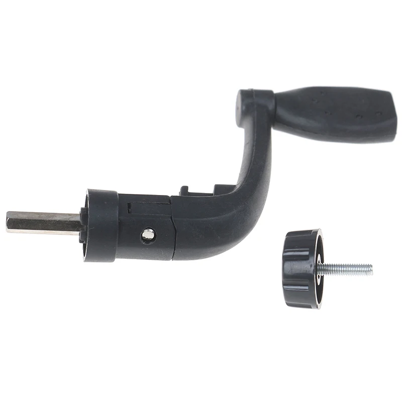 

1PC Black Plastic Power Handle Fishing Reel Crank Arm Spinning Reel Type 200