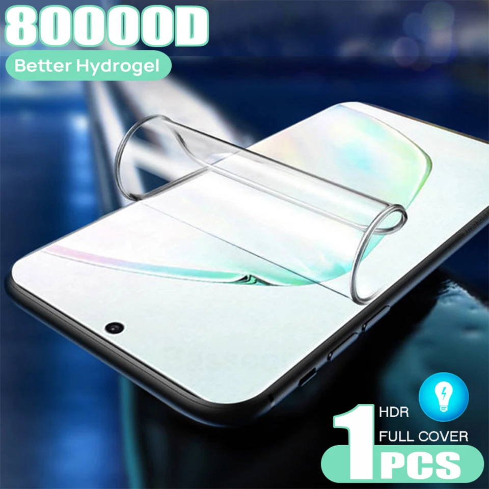 

1Pcs Hydrogel Film Screen Protector For Samsung Galaxy S21 S20 Fe S10 S22 Ultra Screen Protector For A52 A51 A12 M31 M51 Note 20