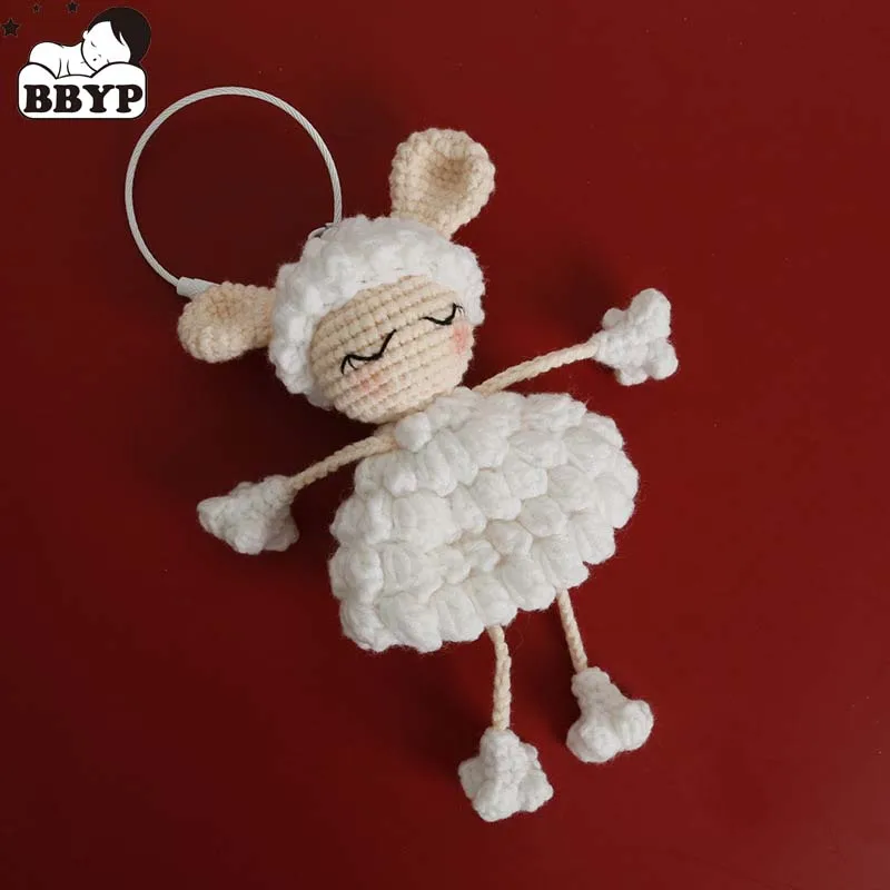 Брелок с милыми овечьими ключами CCute Shehain, брелок с хлопковой овечкой, модная Кукла, подвеска для сумки, праздничный брелок для автомобиля для девочек, подарок, ручная работа