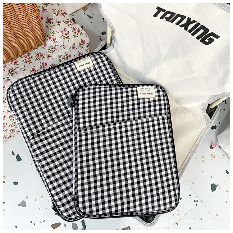 Plaid Series Organizer, Shell, Sleeve Holder