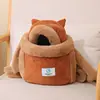 Pet Cat Bag for Winter Warmth, Portable Cat Outing Bag, Large Capacity, Soft and High Quality Fabric, Diagonal Crossing Pet Bag 3