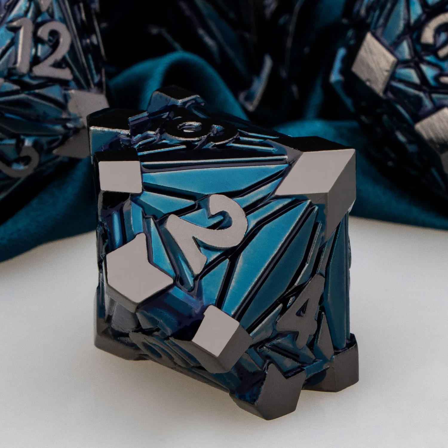 Metal Dice Set DND Metal Dice Set Dungeon and Dragon RPG Dice Polyhedral D&D D20 D12 D10 D8 D6