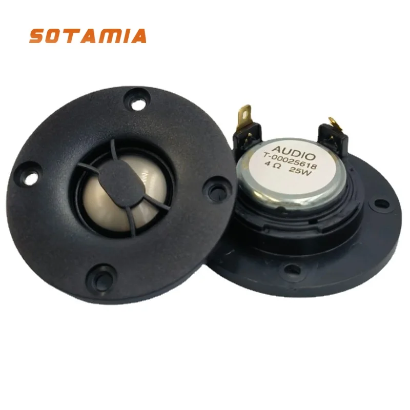 Sotamina 2 Pz 66Mm Tweeter Audio 4 Ohm 25W Treble Speaker Unit 25 Core Titanium Film Home Theater Sound Altoparlante