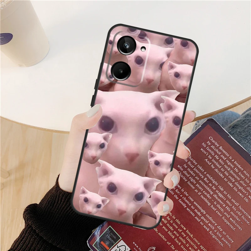 Sphynx Cat Design Protective Phone Case