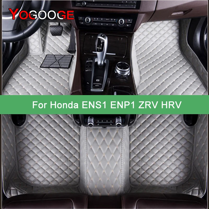 

YOGOOGE Custom Car Floor Mats For Honda E:NS1 E:NP1 ZRV HRV Auto Carpets Foot Coche Accessorie