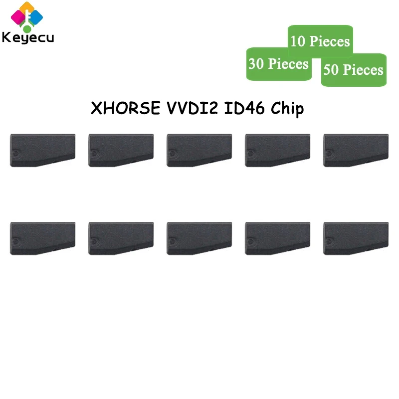 

KEYECU 10 30 50 Pieces ID46 Chip for XHORSE VVDI2 46 Transponder Copier Programmer ID46 for VVDI Key