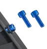 2-4X M5 Aluminum Alloy Cycling Water Bottle Holder Bolts Hex Socket Fixing Screw Bicycle Bottle Cage Screw MTB Bike Accessories 6