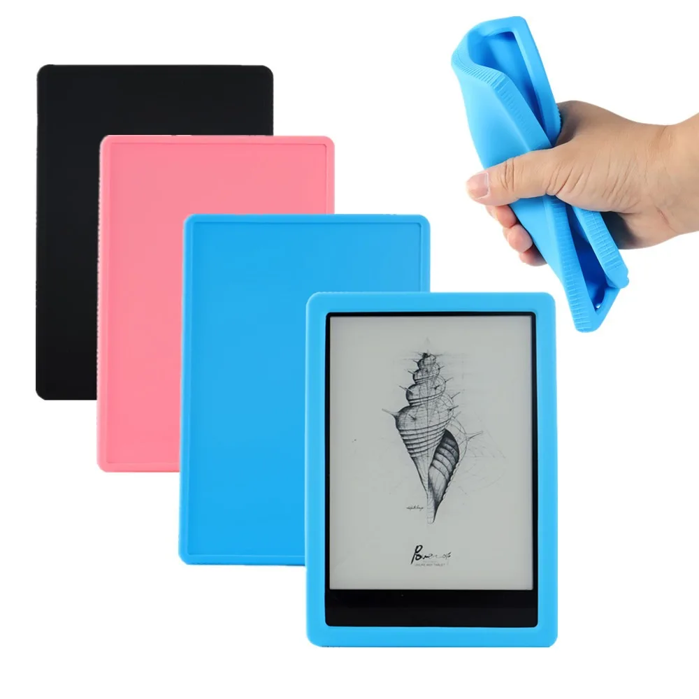Custodia Morbida Per Onice Book Poke 2 3 4 4S 4Lite E-Book Reader Case Silicone Full Body Protect For Book Poke 2 Color 3 Special Editi