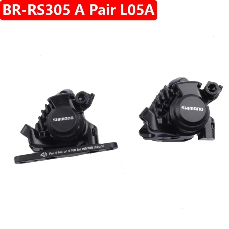 シマノ　フラットマウント　メカニカルディスクブレーキ BR-RS305　前後新品 楽天市場】シマノ BR-RS305 リア用 レジンパッド L02A フィン付